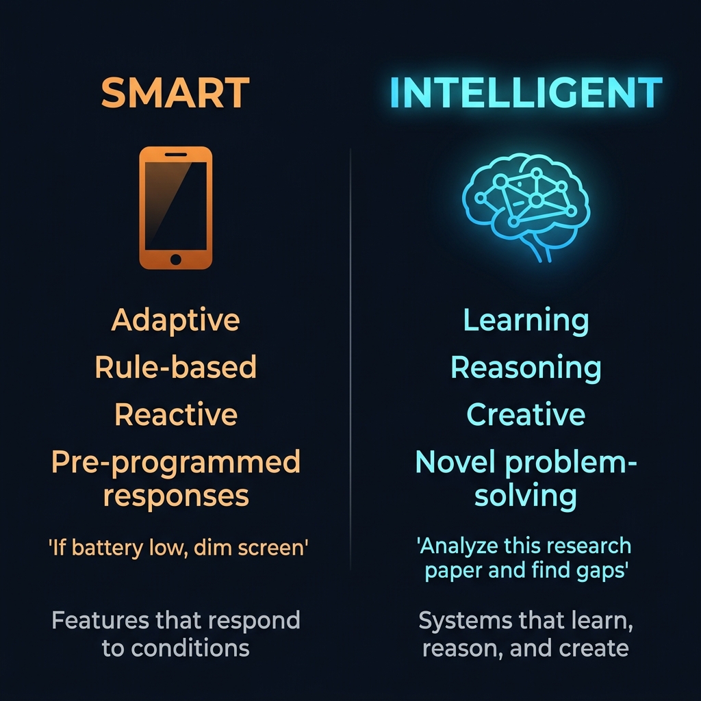 Smart vs Intelligent comparison