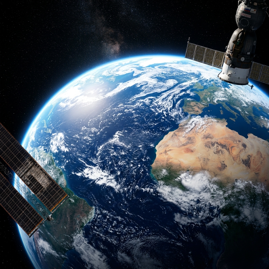 Earth from Low Earth Orbit (LEO)