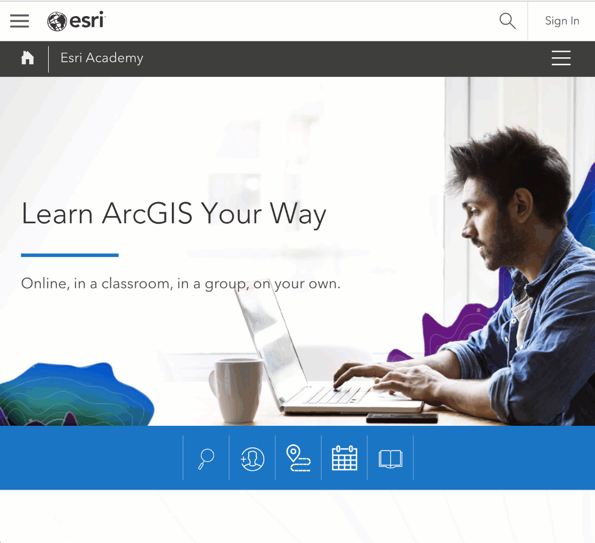 Signing into ArcGIS Online