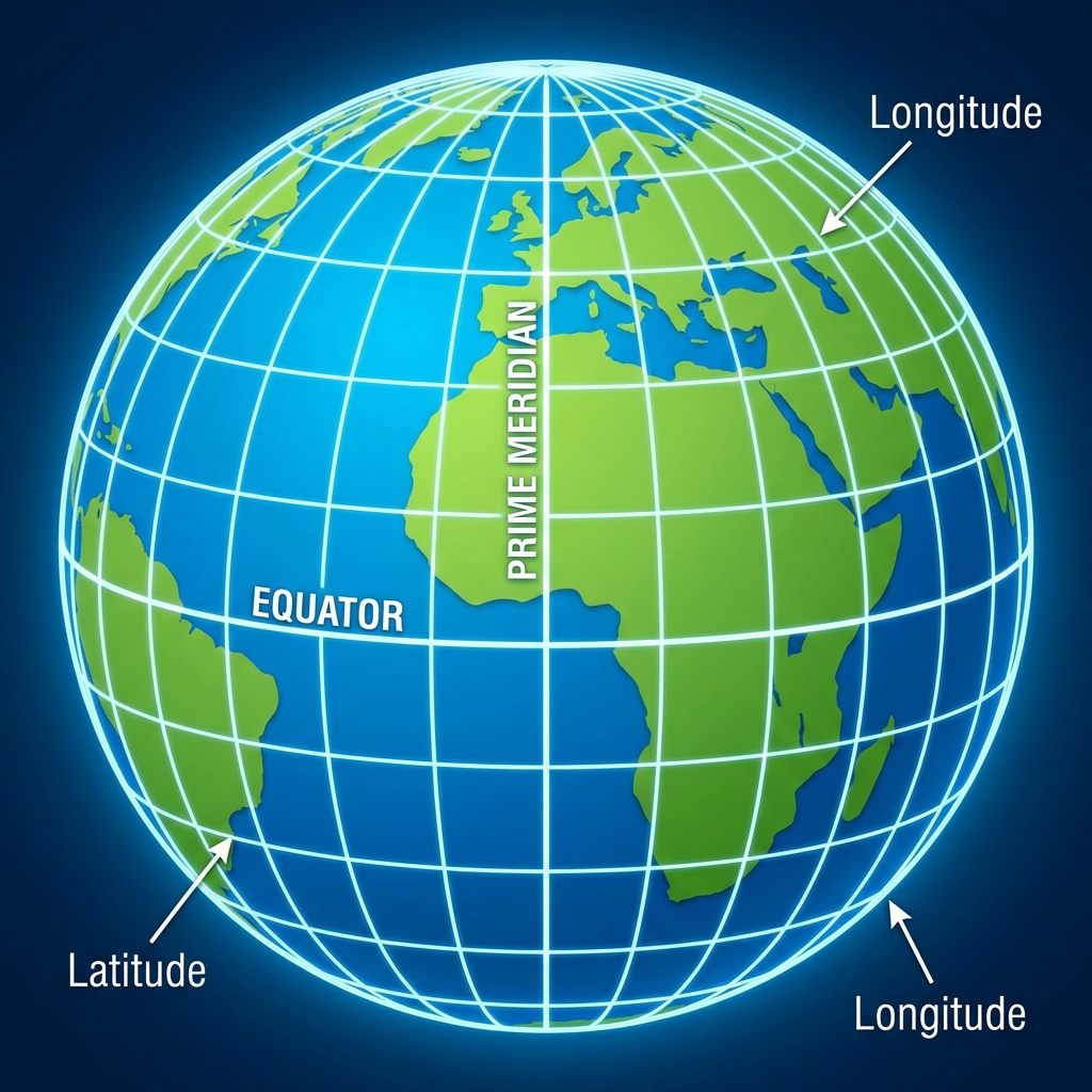 Latitude Longitude and Graticule