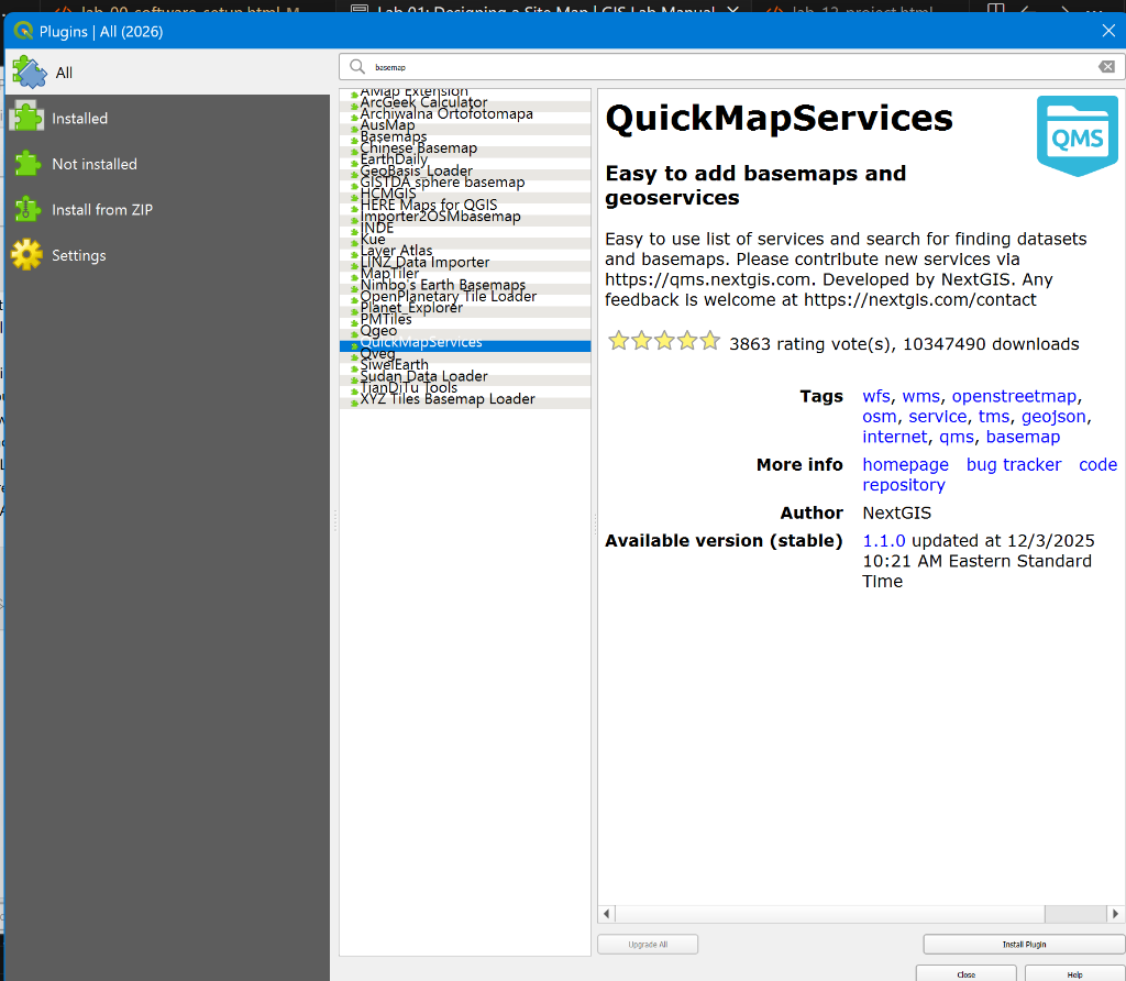 QuickMapServices Plugin