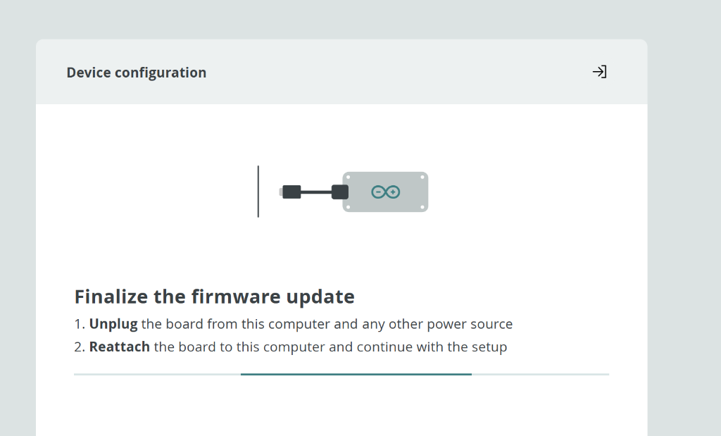 Finalize Firmware Update