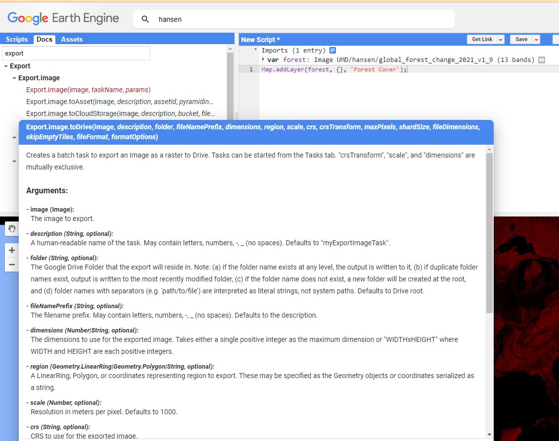 the export to image to drive tool