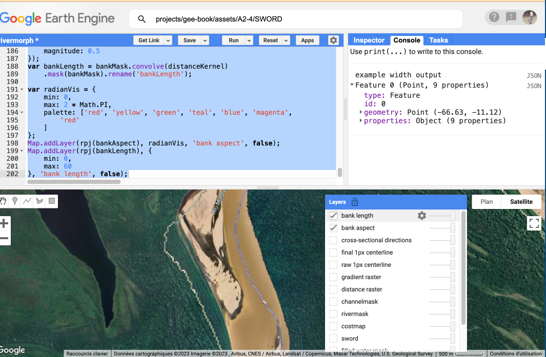 Bank morphology results