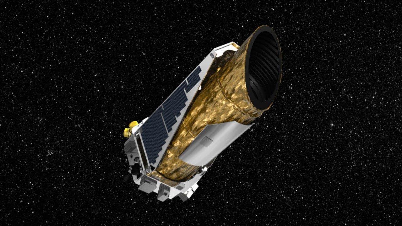 An artist's impression of the Kepler Space Telescope.