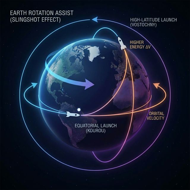 Geographic Slingshot Effect Diagram