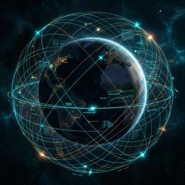 Global Data Grid Hologram