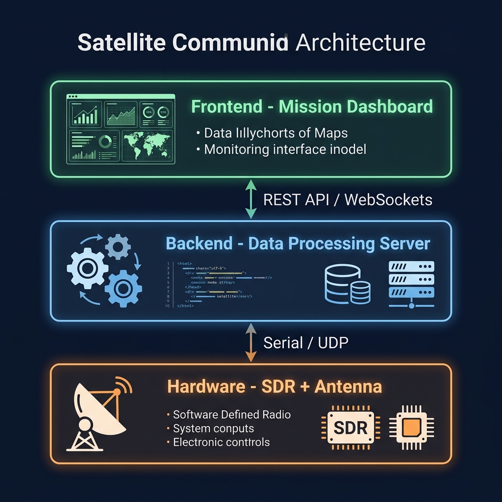 Systems engineering links physical sensors to local middleware and reactive web dashboards