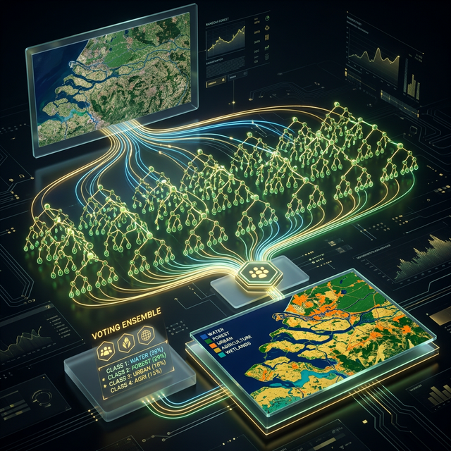 Visual representation of Random Forest Majority Voting