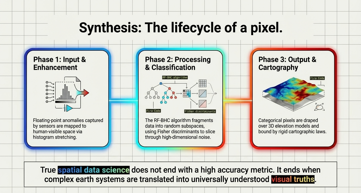 Synthesis flow showing Input, Classification and Output mapping