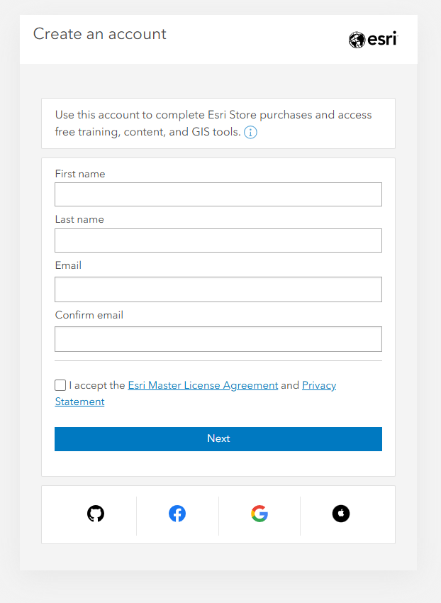 Account Creation Form