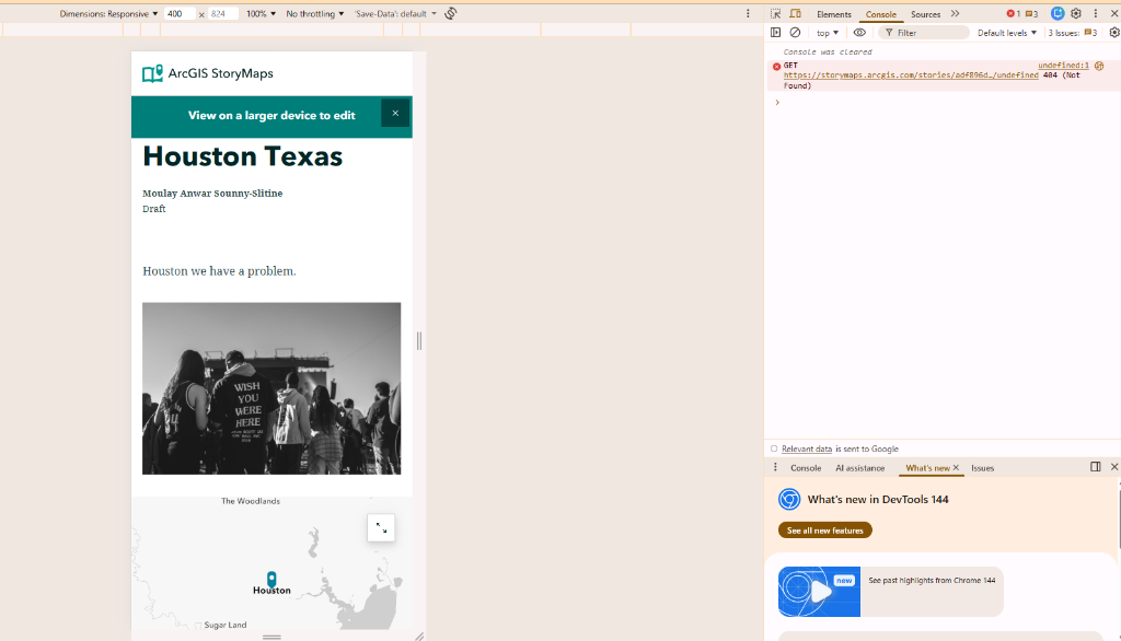 Chrome Developer Tools Mobile Preview