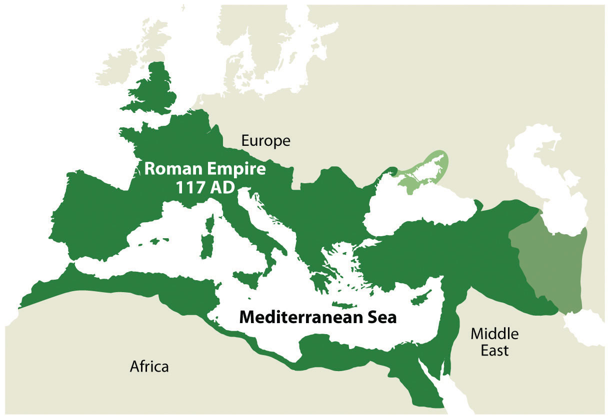 Map of the Roman Empire