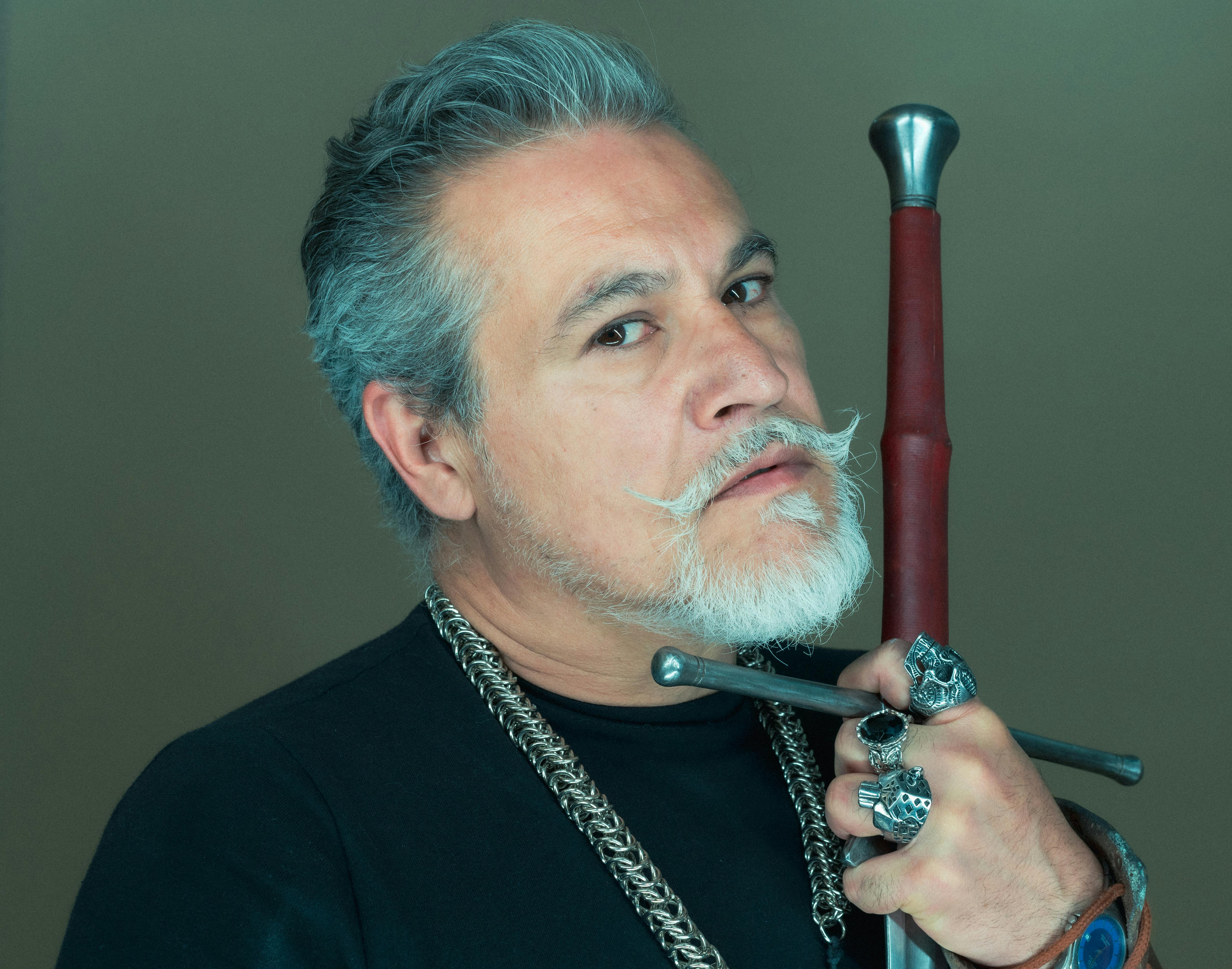 Arid landscape with political barriers